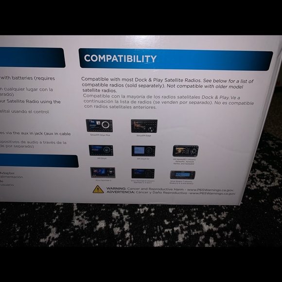 Sirus XM docking docking station and radio - Picture 2 of 4